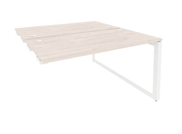 Приставной стол O.MO-D.SPR-4.7 Белый/Денвер светлый в Вологде - изображение