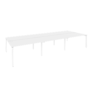 Стол на металлокаркасе O.MP-D.RS-6.3.8 (Белый/Белый бриллиант) в Вологде