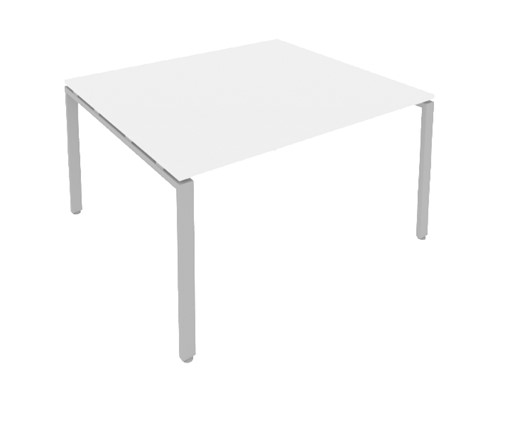 Офисный стол для переговоров Б.ПРГ-1.5 Белый/Серый в Вологде - изображение