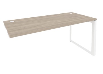 Приставной стол к тумбе O.MO-SPR-4.7 Белый/Дуб Аттик в Вологде