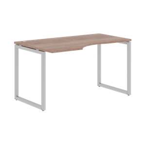 Письменный стол с боковым левым выступом XTEN-Q Дуб-сонома-серебро XQCET 149 (L) (1400х900х750) в Вологде
