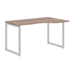 Письменный стол с боковым правым выступом XTEN-Q Дуб-сонома-серебро XQCET 149 (R) (1400х900х750) в Вологде