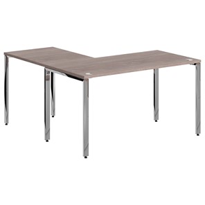Письменный угловой  стол для персонала правый XTEN GLOSS Дуб Сонома  XGCT 1415.1 (R) (1400х1500х750) в Вологде