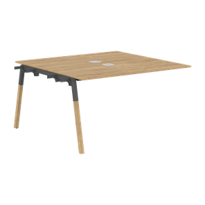 Переговорный стол FORTA Дуб Гамильтон-Черный графит-Бук FIWST 1313 (1380х1346х733) в Вологде
