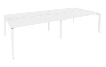 Письменный стол O.MP-D.RS-4.4.8 Белый/Белый бриллиант в Вологде
