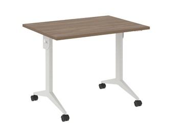Складной стол X.M-1.7, Металл белый/Дуб Аризона в Вологде