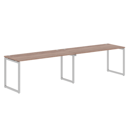 Конференц-стол  XTEN-Q Дуб-сонома-серебро XQWST 3270 (3206х700х750) в Вологде - изображение