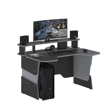 Компьютерный стол SKILLL STG 1390,  Антрацит/ Металлик в Вологде - изображение