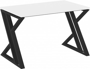 Письменный стол Loft VR.L-SRZ-1.7, Белый Бриллиант/Черный металл в Вологде