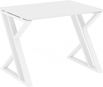 Письменный стол Loft VR.L-SRZ-2.7, Белый Бриллиант/Белый металл в Вологде