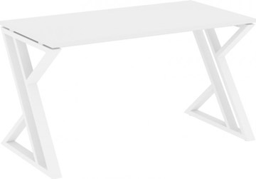 Письменный стол Loft VR.L-SRZ-3.7, Белый Бриллиант/Белый металл в Вологде