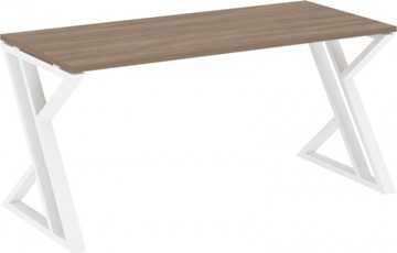 Стол на металлокаркасе Loft VR.L-SRZ-4.7, Дуб Аризона/Белый металл в Вологде