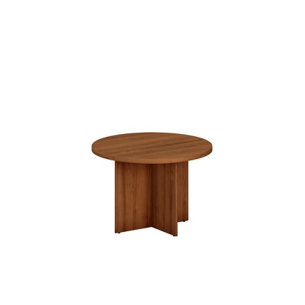 Стол для переговоров Престиж, круглый, темный орех, 110x110x75, ТЖ 189 ТО в Вологде - изображение