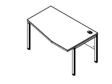 Эргономичный стол XMCT 149R, правый, 1400х900х750 в Вологде