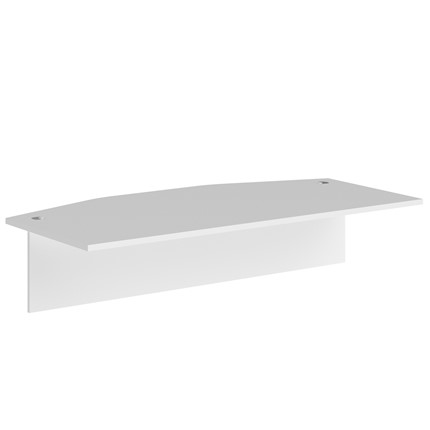Дополнительный стол полукруглый XTEN Белый  XET 189-1 (1800х914х25) в Вологде - изображение