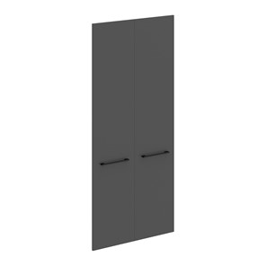Дверь для шкафа высокая MORRIS TREND Антрацит/Кария Пальмира MHD 42-2 (844х1900х18) в Вологде