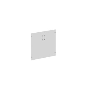 Двери стеклянные низкие прозрачные Комфорт 40x0.4x76 (2шт.) К 622 в Вологде
