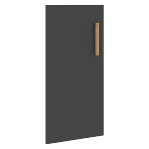 Низкая дверь для шкафа левая FORTA Черный ГрафитFLD 40-1(L) (396х18х766) в Вологде