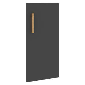 Дверь для шкафа низкая правая FORTA Черный Графит FLD 40-1(R) (396х18х766) в Вологде