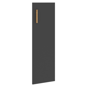 Дверь для шкафа средняя правая FORTA Черный Графит FMD40-1(R) (396х18х1164) в Вологде
