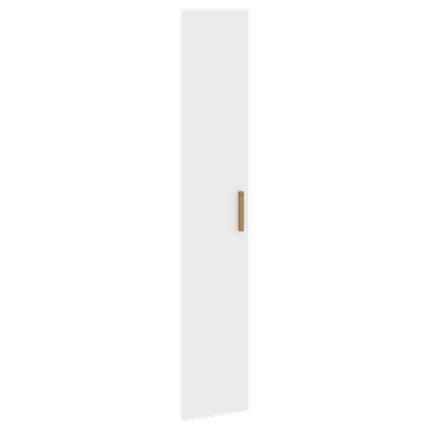 Высокая дверь для шкафа универсальная FORTA Белый FHD 40-1 (396х18х1932) в Вологде - изображение