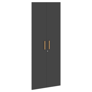 Высокие двери для шкафов с замком FORTA Черный Графит FHD 40-2(Z)  (794х18х1932) в Вологде