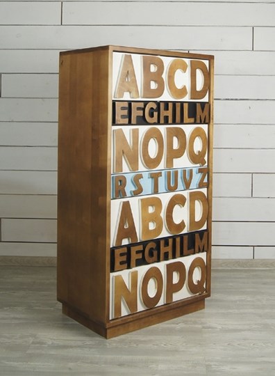 Комод Alphabeto Birch (AN-09/1ETG/4) в Вологде - изображение 1