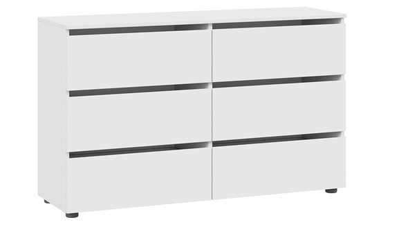 Комод с 6 ящиками Денвер (Белый) в Вологде - изображение