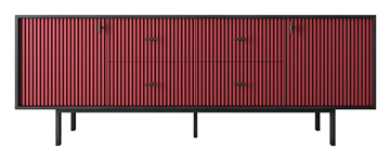 Комод с ящиками и дверцами Emerson (EM19/red/L) в Вологде - предосмотр
