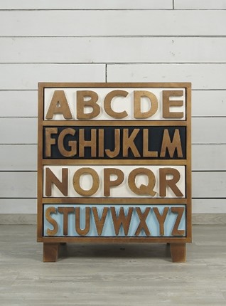 Комод Alphabeto Birch (RE-032ETG4) в Вологде - изображение