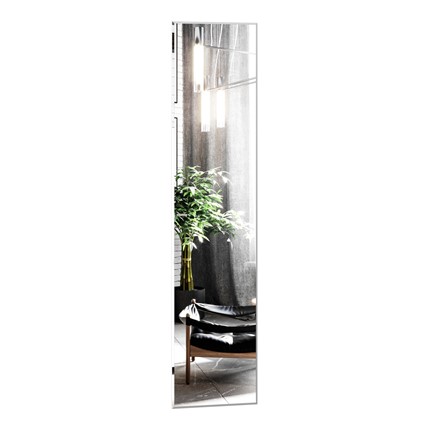 Фасад дверь с зеркалом Фиджи ЛД 659.270, белый глянец в Вологде - изображение