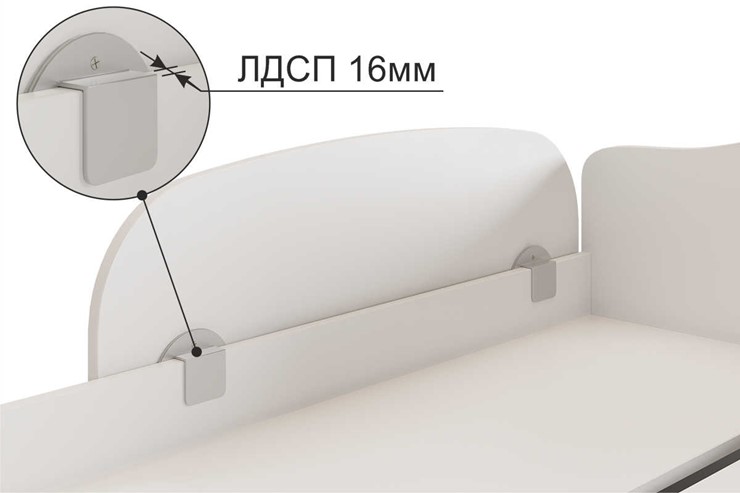 Ограничитель для кровати Белый (XYZ-123.0133) в Вологде - изображение 2