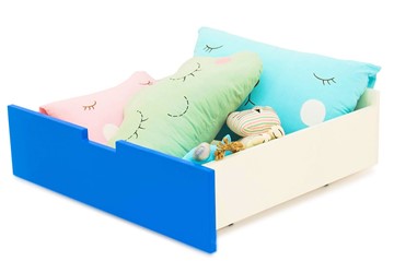 Ящик для кровати Skogen синий в Вологде
