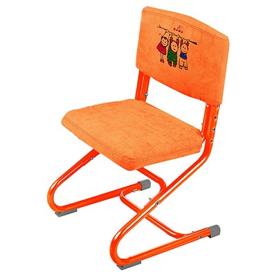 Чехол для стула СУТ 01-01 Оранжевый, Замша в Вологде - изображение
