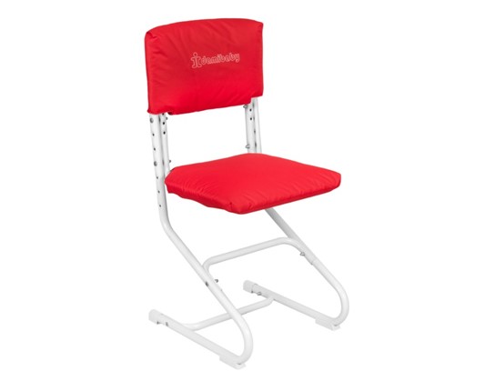 Комплект чехлов на сиденье и спинку стула СУТ.01.040-01 Красный, ткань Оксфорд в Вологде - изображение