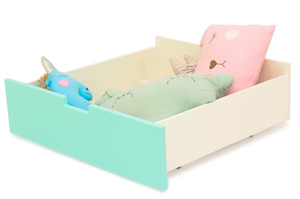 Ящик для детской кровати Skogen мятный в Вологде - изображение