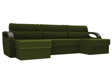 П-образный диван Форсайт, Зеленый (микровельвет) в Вологде