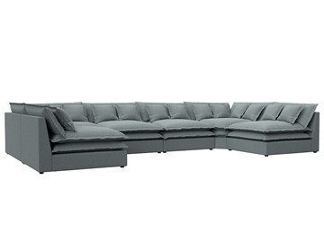 П-образный диван Лига-040, Амур серый (рогожка) в Вологде
