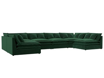 П-образный диван Лига-040, Зеленый (велюр) в Вологде