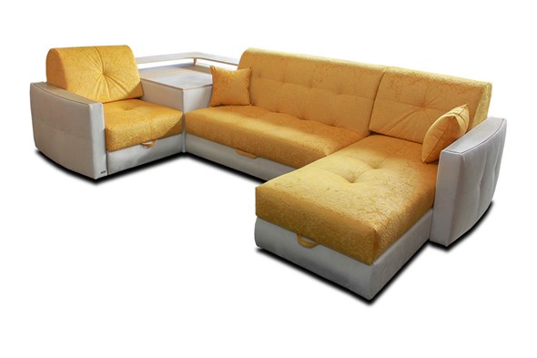 Большой П-образный диван Аккордеон-К 3350х1850 в Вологде - изображение