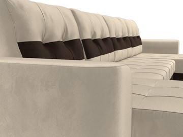 П-образный диван Честер, Бежевый/коричневый (вельвет) в Вологде - предосмотр 3