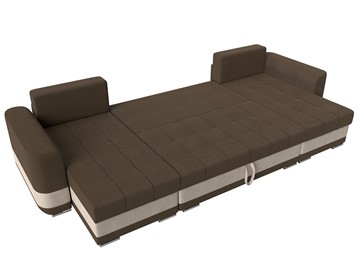 П-образный диван Честер, коричневый/бежевый (рогожка) в Вологде - предосмотр 7