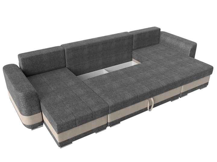 П-образный диван Честер, Серый/бежевый (рогожка) в Вологде - изображение 6