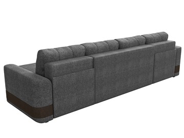 П-образный диван Честер, Серый/коричневый (рогожка) в Вологде - предосмотр 8