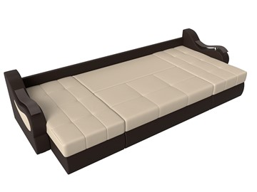 П-образный диван Меркурий П, Бежевый/коричневый (экокожа) в Вологде - предосмотр 5