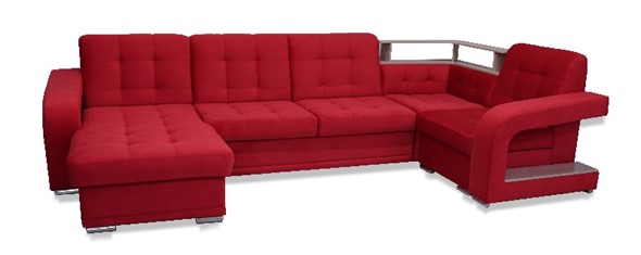 П-образный диван Соня-17 с полкой в Вологде - изображение