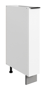 Кухонная тумба Стоун L150 (1 дв.гл.) (белый/джелато софттач) в Вологде