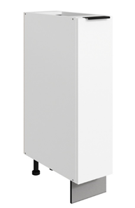 Тумба кухонная Стоун L200 (1 дв.гл.) (белый/джелато софттач) в Вологде
