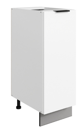 Тумба на кухню Стоун L300 (1 дв.гл.) (белый/джелато софттач) в Вологде - изображение
