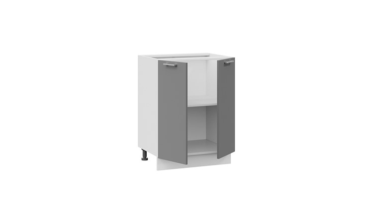 Кухонная тумба Габриэлла 1Н6 (Белый/Титан) в Вологде - изображение 1